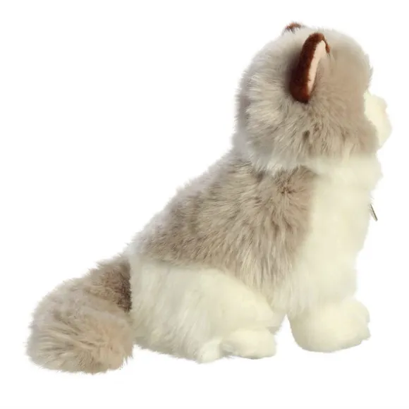 Realistic Stuffed Ragdoll Cat 9 Inch Miyoni Plush by Aurora