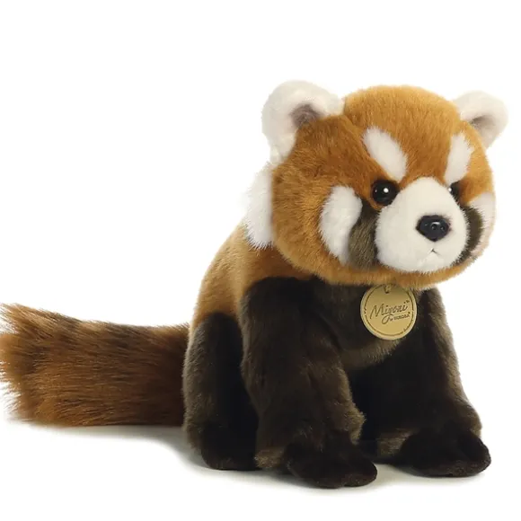 Realistic Stuffed Red Panda 9 Inch Miyoni Plush by Aurora