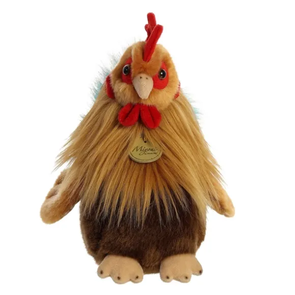 Realistic Stuffed Rooster 9 Inch Miyoni Plush by Aurora