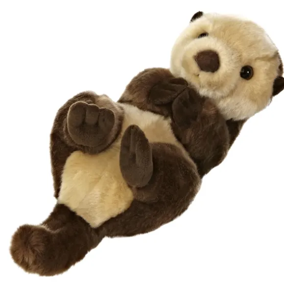 Realistic Stuffed Sea Otter 10 Inch Plush Animal by Aurora