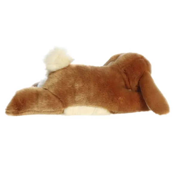 Realistic Stuffed Sleepy Cottontail Bunny 12 Inch Miyoni by Aurora