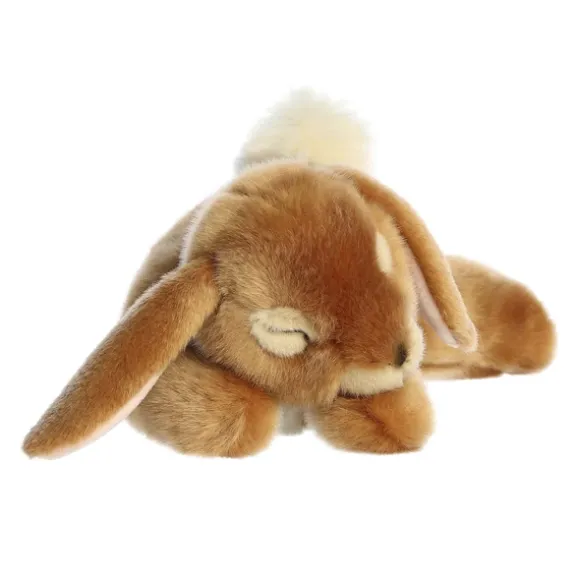 Realistic Stuffed Sleepy Cottontail Bunny 12 Inch Miyoni by Aurora