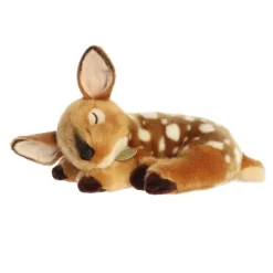 Realistic Stuffed Sleepy Deer Fawn Miyoni Plush by Aurora