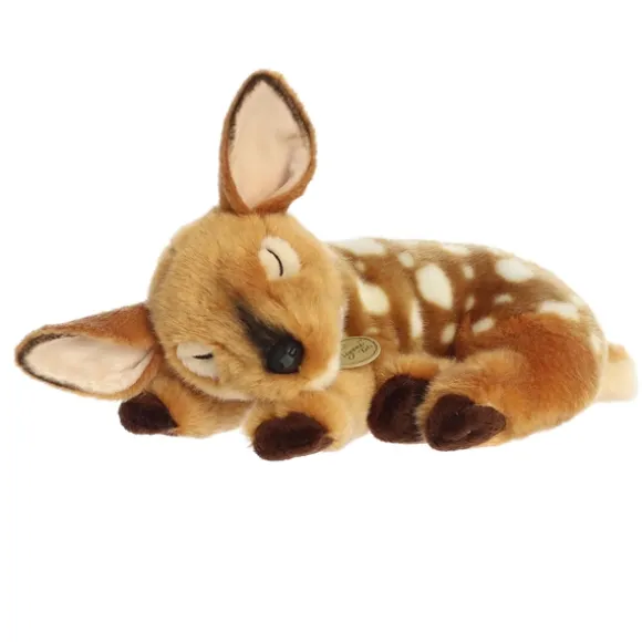 Realistic Stuffed Sleepy Deer Fawn Miyoni Plush by Aurora