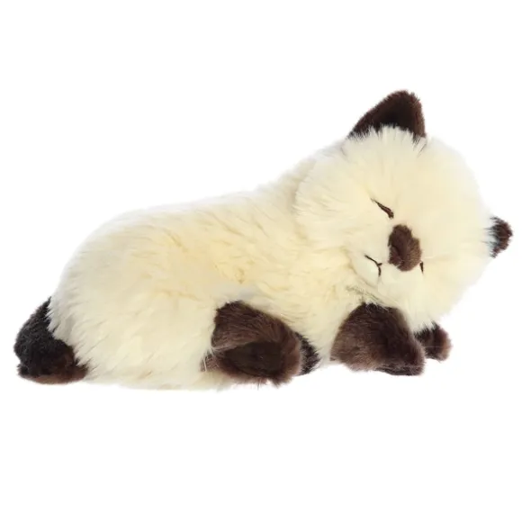 Realistic Stuffed Sleepy Himalayan Kitten Miyoni Plush by Aurora