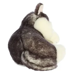 Realistic Stuffed Sleepy Husky Pup Miyoni Plush by Aurora
