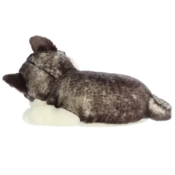Realistic Stuffed Sleepy Husky Pup Miyoni Plush by Aurora