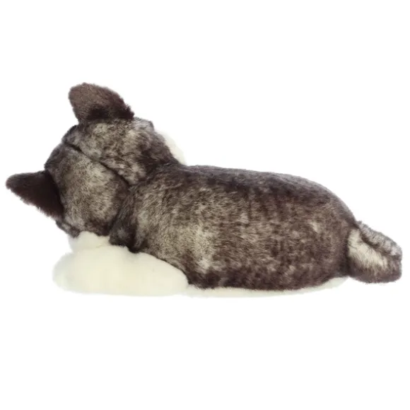 Realistic Stuffed Sleepy Husky Pup Miyoni Plush by Aurora