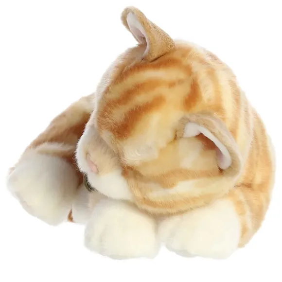 Realistic Stuffed Sleepy Orange Tabby Kitten Miyoni Plush by Aurora