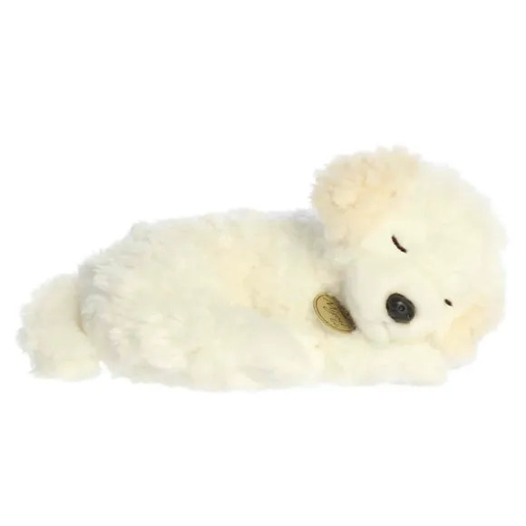 Realistic Stuffed Sleepy Poodle Pup Miyoni Plush by Aurora