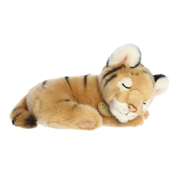 Realistic Stuffed Sleepy Tiger Cub Miyoni Plush by Aurora