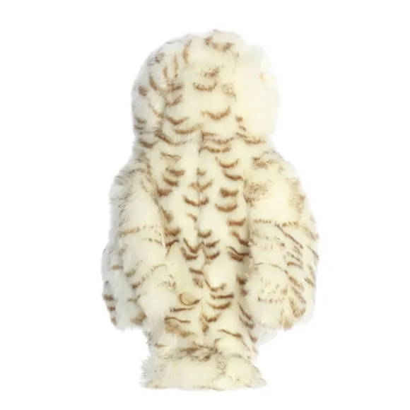 Realistic Stuffed Snowy Owl 15 Inch Miyoni Plush by Aurora
