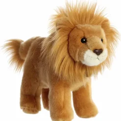 Realistic Stuffed Standing Lion Miyoni Wild Cat Plush by Aurora