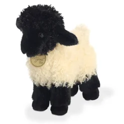 Realistic Stuffed Suffolk Lamb 8 Inch Miyoni Plush by Aurora