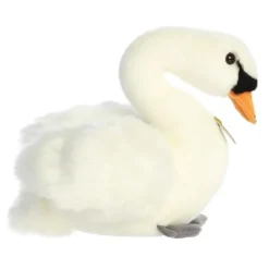 Realistic Stuffed Swan 11 Inch Miyoni Plush by Aurora