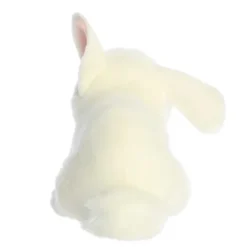 Realistic Stuffed White Rabbit Playful Ears Miyoni Plush by Aurora