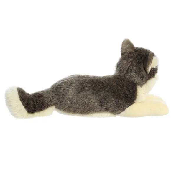 Realistic Stuffed Wolf 15 Inch Miyoni Plush by Aurora