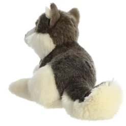 Realistic Stuffed Wolf 15 Inch Miyoni Plush by Aurora