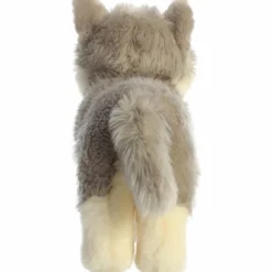 Realistic Stuffed Wolf Pup 10 Inch Miyoni Plush by Aurora