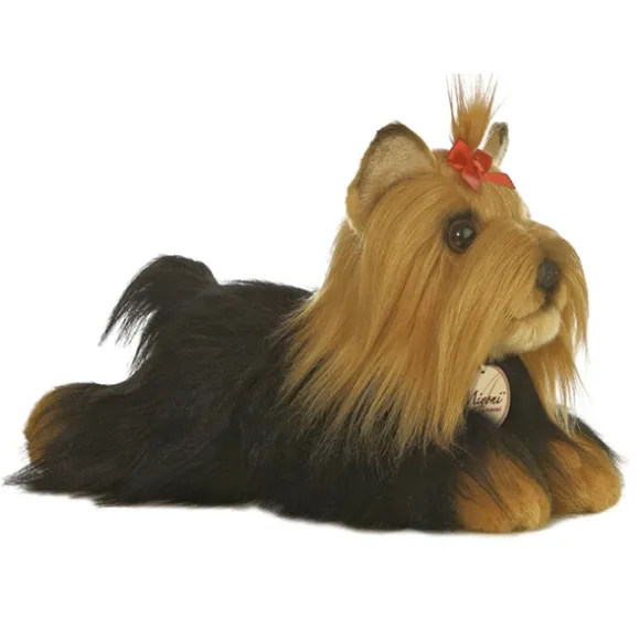 Realistic Stuffed Yorkshire Terrier 11 Inch Plush Dog by Aurora