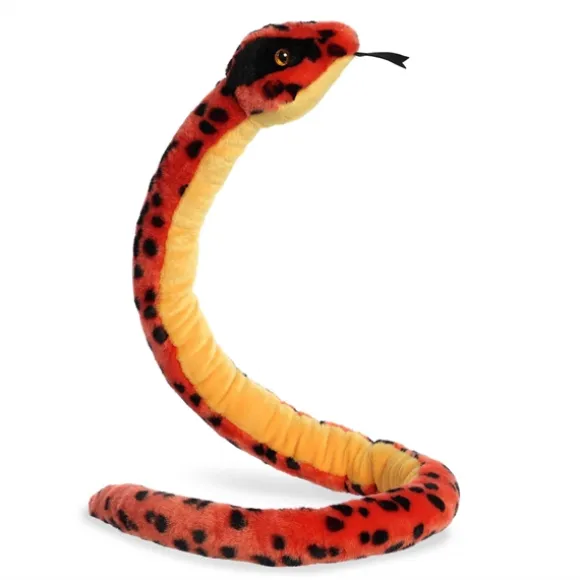 Red Viper 50 Inch Stuffed Snake by Aurora