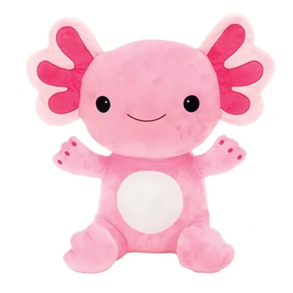 Rose the 9 Inch Stuffed Pink Axolotl by Fiesta