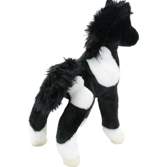 Runner the Stuffed Black and White Horse Foal by Douglas