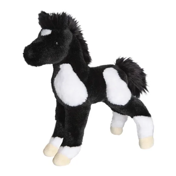 Runner the Stuffed Black and White Horse Foal by Douglas