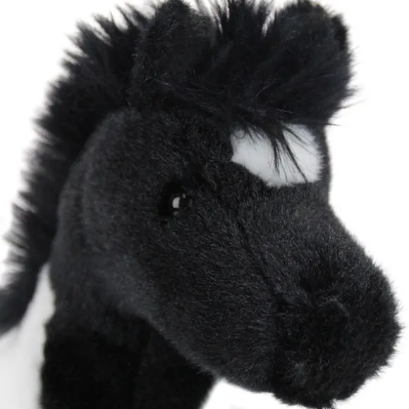 Runner the Stuffed Black and White Horse Foal by Douglas
