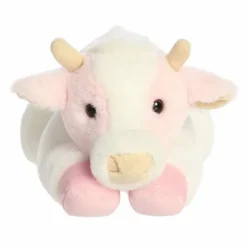 Sadie the Stuffed Strawberry Cow 12 Inch Flopsie by Aurora