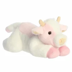 Sadie the Stuffed Strawberry Cow 12 Inch Flopsie by Aurora