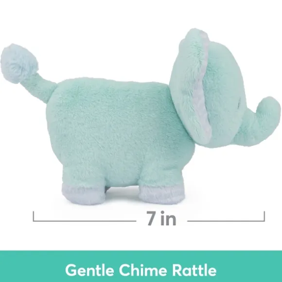 Safari Friends Baby Safe Plush Elephant Rattle by Gund