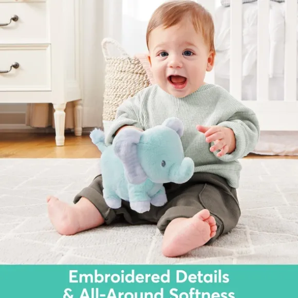 Safari Friends Baby Safe Plush Elephant Rattle by Gund