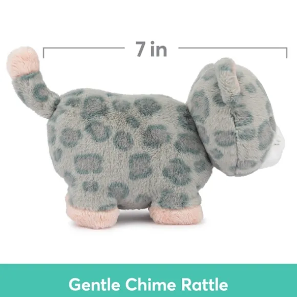 Safari Friends Baby Safe Plush Leopard Rattle by Gund