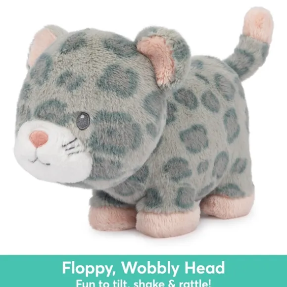Safari Friends Baby Safe Plush Leopard Rattle by Gund