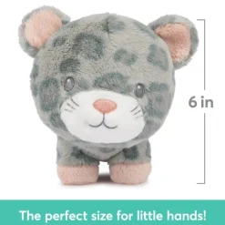 Safari Friends Baby Safe Plush Leopard Rattle by Gund