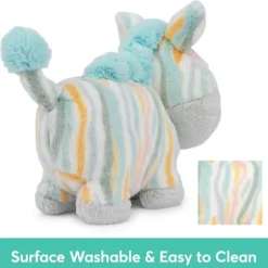 Safari Friends Baby Safe Plush Zebra Rattle by Gund