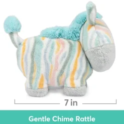 Safari Friends Baby Safe Plush Zebra Rattle by Gund