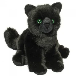 Salem the 12 Inch Stuffed Floppy Black Cat by Douglas