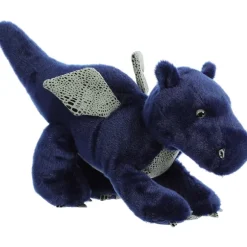 Sapphire the Stuffed Blue Dragon Flopsie by Aurora