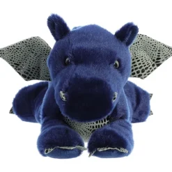 Sapphire the Stuffed Blue Dragon Flopsie by Aurora