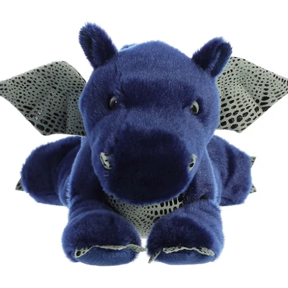 Sapphire the Stuffed Blue Dragon Flopsie by Aurora