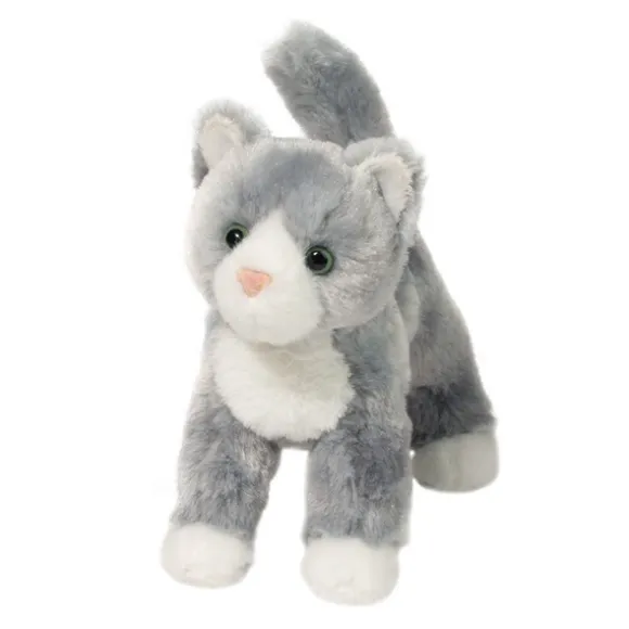 Scatter the Little Plush Gray Cat by Douglas