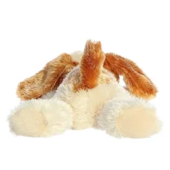 Scruff the Brown and Tan Stuffed Dog Mini Flopsie by Aurora