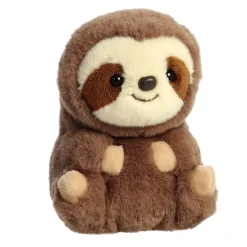 Seth the Stuffed Sloth 5 Inch Rolly Pet Plush by Aurora