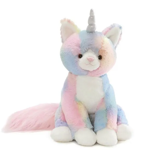 Shimmer Caticorn Plush Cat with Unicorn Horn by Gund