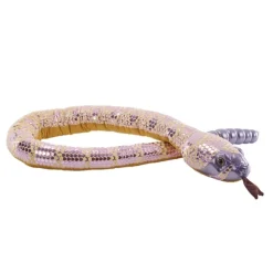 Shiny Purple Stuffed Rattlesnake 54 Inch Foilkins by Wild Republic