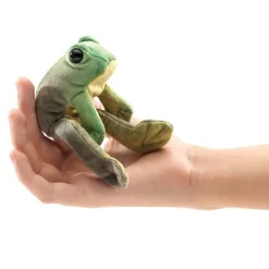 Sitting Frog Finger Puppet by Folkmanis Puppets
