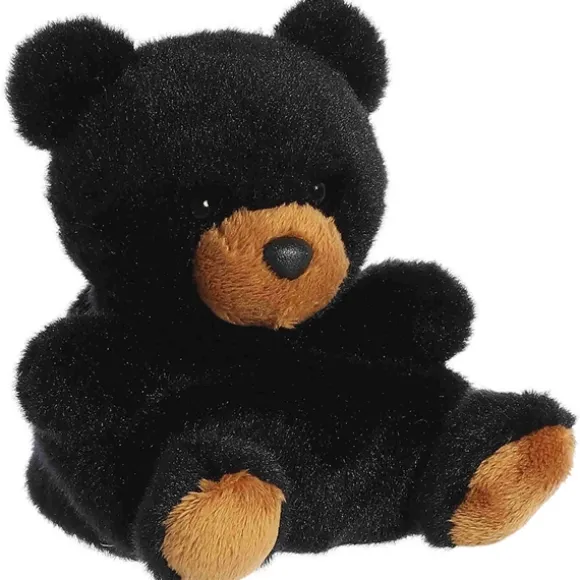 Sleepy the Stuffed Black Bear Palm Pals Plush by Aurora
