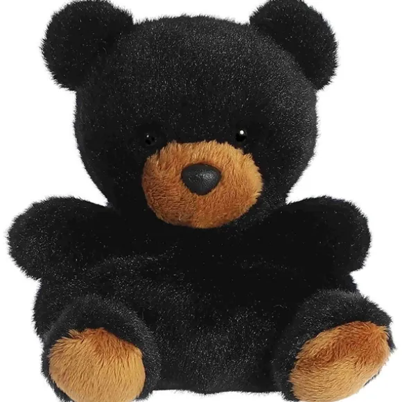 Sleepy the Stuffed Black Bear Palm Pals Plush by Aurora